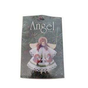 Cross Stitch Kit Angel Clothespin Ornament Quilt Designs for The Needle 1455 San